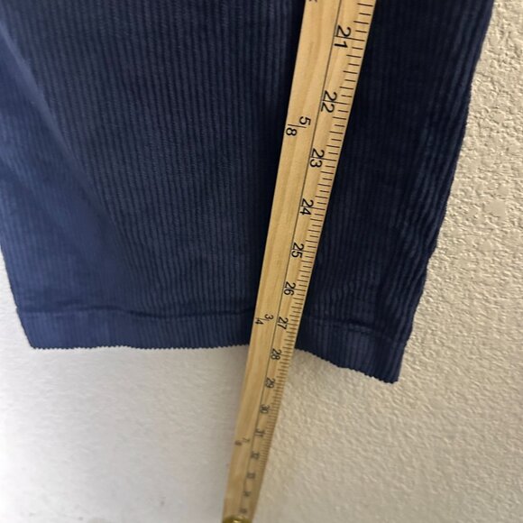 Tommy Hilfiger Chino Pant Men 40x30 Navy Blue Corduroy Big Tall Wide Leg Fit - Picture 4 of 11